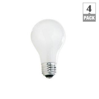 Philips 60 Watt Incandescent A19 Household Light Bulb (4 Pack) 374843