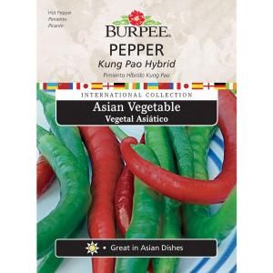 Burpee International Collection Asian Vegetable Pepper Kung Pao Seed 69643