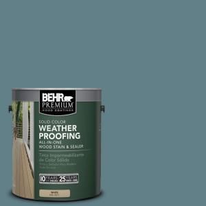BEHR Premium 1 gal. #SC 113 Gettysburg Solid Color Weatherproofing All In One Wood Stain and Sealer 501101