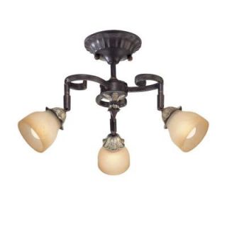 Eurofase Magnolia Collection 3 Light Aged Bronze Track DISCONTINUED 16296 015