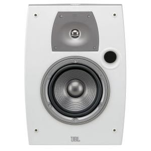 Leviton Architectural Edition Powered by JBL 100 Watt 2 Way Outdoor/All Weather Loudspeaker   White DISCONTINUED 000 AEN24 000
