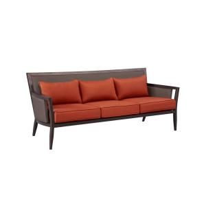 Brown Jordan Greystone Patio Sofa in Cinnabar MT005 S 5