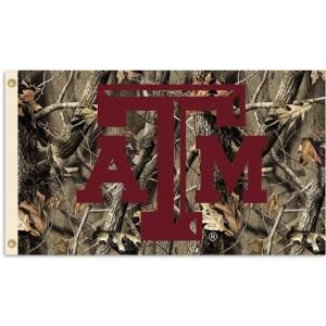 BSI Products NCAA 3 ft. x 5 ft. Realtree Camo Background Texas A&M Flag 95630