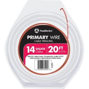 Southwire 20 ft. 14 Gauge Primary Wire   Red 55669121