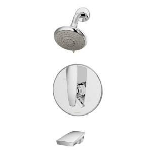 Symmons Naru 1 Handle 3 Spray Tub and Shower Faucet in Chrome S 4102