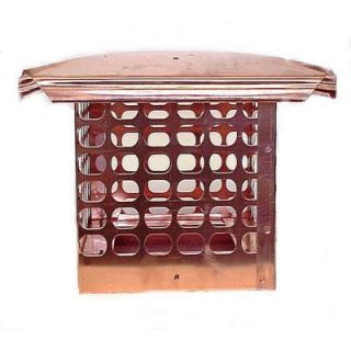 The Forever Cap 17 in. x 17 in. Adjustable Copper Chimney Cap FCSFC1717
