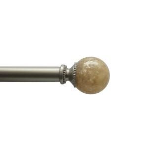 Home Decorators Collection 72 in.   144 in. Champagne Capiz 1 in. Sphere Rod Set 29 3710 140