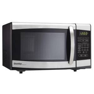 Danby 0.7 cu. ft. Countertop Microwave in Stainless Steel DMW077BLSDD