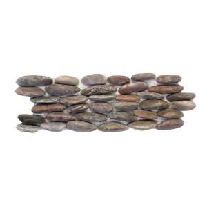 Solistone Standing Pebbles Rustic 4 in. x 12 in. Natural Stone Rock Wall Tile DISCONTINUED 3014su