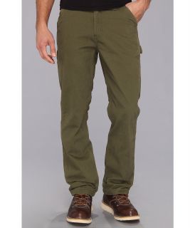 Carhartt Washed Twill Dungaree Flannel Lined Pant Mens Casual Pants (Green)