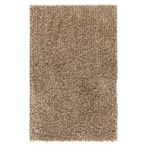 Shaw Living Sahara Taupe Coffee 30 in. x 46 in. Scatter Rug 18A19AT747