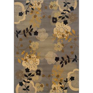 Grey/ Gold Transitional Area Rug (310 X 55)