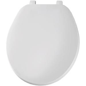 Glacier Bay Round Closed Front Toilet Seat in White 70 000