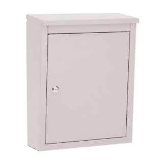 Architectural Mailboxes Soho Pearl Gray Wall Mount Locking Mailbox 2480G