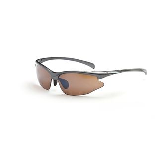 Optic Nerve Omnium Metallic Grey Sport Sunglasses With 2 Lens Pairs