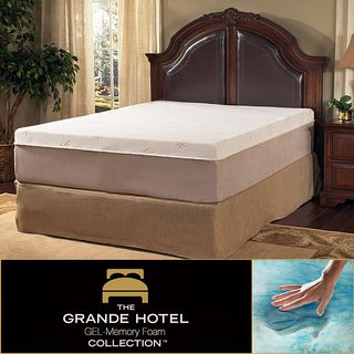Grande Hotel Collection 8 inch Queen size Trizone Gel Memory Foam Mattress