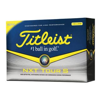 Titleist 2014 Nxt Tour S Yellow Golf Ball 12 ball Pack