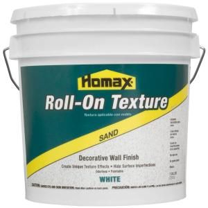 Homax 2 gal. White Sand Roll On Texture Decorative Wall Finish 2417