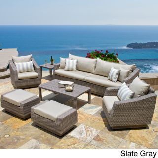 Rst Brands Cannes 8 piece Sofa Club Chair And Ottomans Set