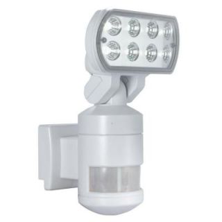 NightWatcher Security 60 ft. 220 Degree Outdoor White Motion Tracking LED Security Light NW500WH