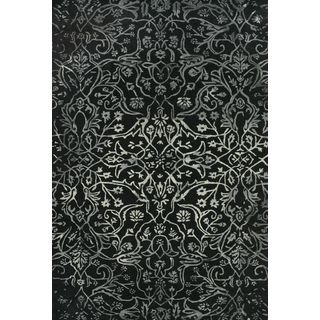 Beloha Black White Rug (8 X 11)