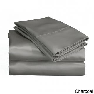 Charmeuse Ii Satin Queen size Sheet Set With Bonus Pillowcases