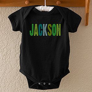Personalized Baby Name Bodysuit   All Mine
