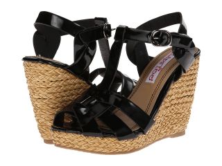 2 Lips Too Anchor Womens Wedge Shoes (Black)