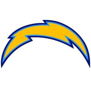Fathead 52 in. x 40 in. San Diego Chargers Logo Wall Decals FH14 14028