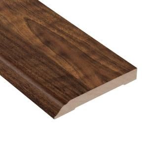 TrafficMASTER Spanish Bay Walnut 12.7 mm Thick x 3 13/16 in. Wide x 94 in. Length Laminate Wall Base Molding HL1030WB