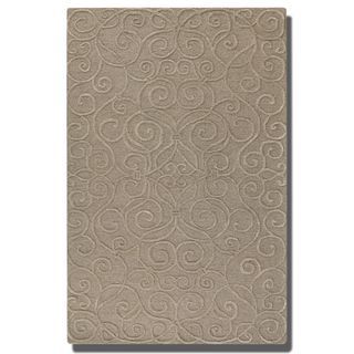 Vienna Dark Taupe Wool Rug (8 X 10)