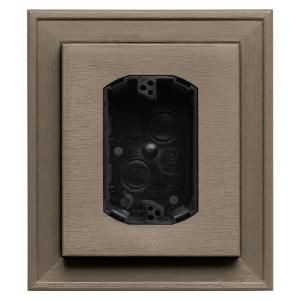 Builders Edge Electrical Mounting Block #095 Clay 130110010095