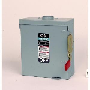 2P 30 Amp with Neutral Fusible Switch GF221NRU