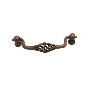 Century 4 in. Natural Rust Wrought Iron Bail Pull 44037 NR