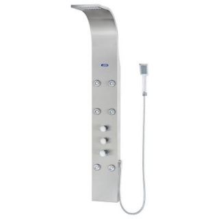 Aston 6 Jet Shower System with Fixed Showerhead in Stainless Steel SPSS305