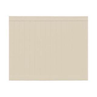 Pro Series 3 in. x 6 ft. x 8 ft. Vinyl Anaheim Tan Privacy Fence Panel   Unassembled 153568