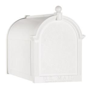 Whitehall Products Streetside Mailbox in White 16001