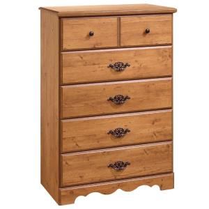 South Shore Furniture Prairie Country Pine 5 Drawer Chest 3232035