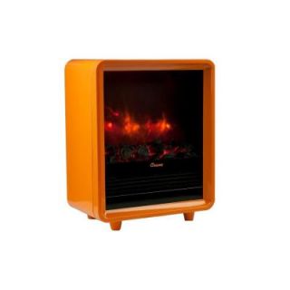 Crane 1,500 Watt Mini Fireplace Radiant Electric Portable Heater   Orange EE 8075 O