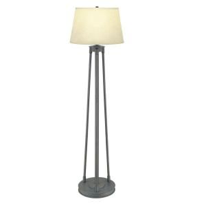 Hampton Bay 59.75 in. Rustic Iron Floor Lamp with Fabric Shade HEG7691A 4