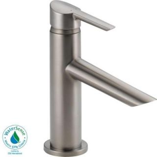Delta Compel Single Hole 1 Handle Mid Arc Bathroom Faucet in Stainless 561LF SSMPU