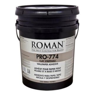 Roman PRO 774 5 gal. Clay Strippable Wallcovering Adhesive 010605