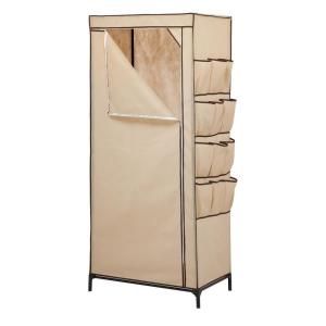 Honey Can Do 27 in. Storage Closet With Shoe Organizer WRD 01270