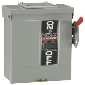 GE 200 Amp 240 Volt Non Fused Outdoor General Duty Safety Switch TGN3324R