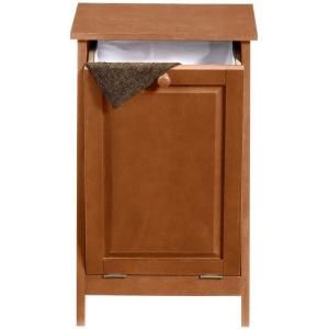 Home Decorators Collection Mission Tilt out Hamper 17 In. W in Light Cherry DISCONTINUED 7181010120