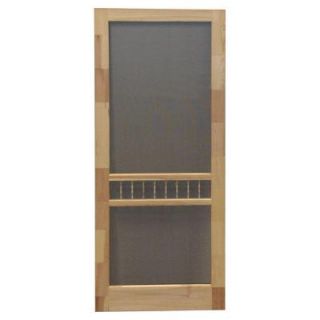 Screen Tight Arbor 36 in. Wood Unfinished Reversible Hinged Screen Door WARB36
