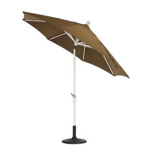 Home Decorators Collection Sunbrella 7 1/2 ft. Auto Tilt Patio Umbrella in Teak DISCONTINUED 6960400930