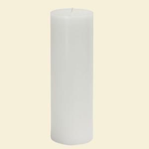 Zest Candle 3 in. x 9 in. White Hand poured Pillar Candles Bulk (Case of 12) CPZ 093_12