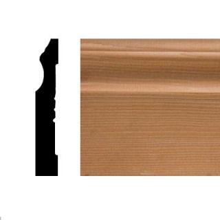 COL683 9/16 in. x 3 1/4 in. Hemlock Wood Base Moulding HDH683 