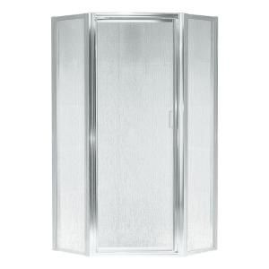 Sterling Plumbing Intrigue 27 9/16 in. x 72 in. Neo Angle Shower Door in Silver SP2276A 38S